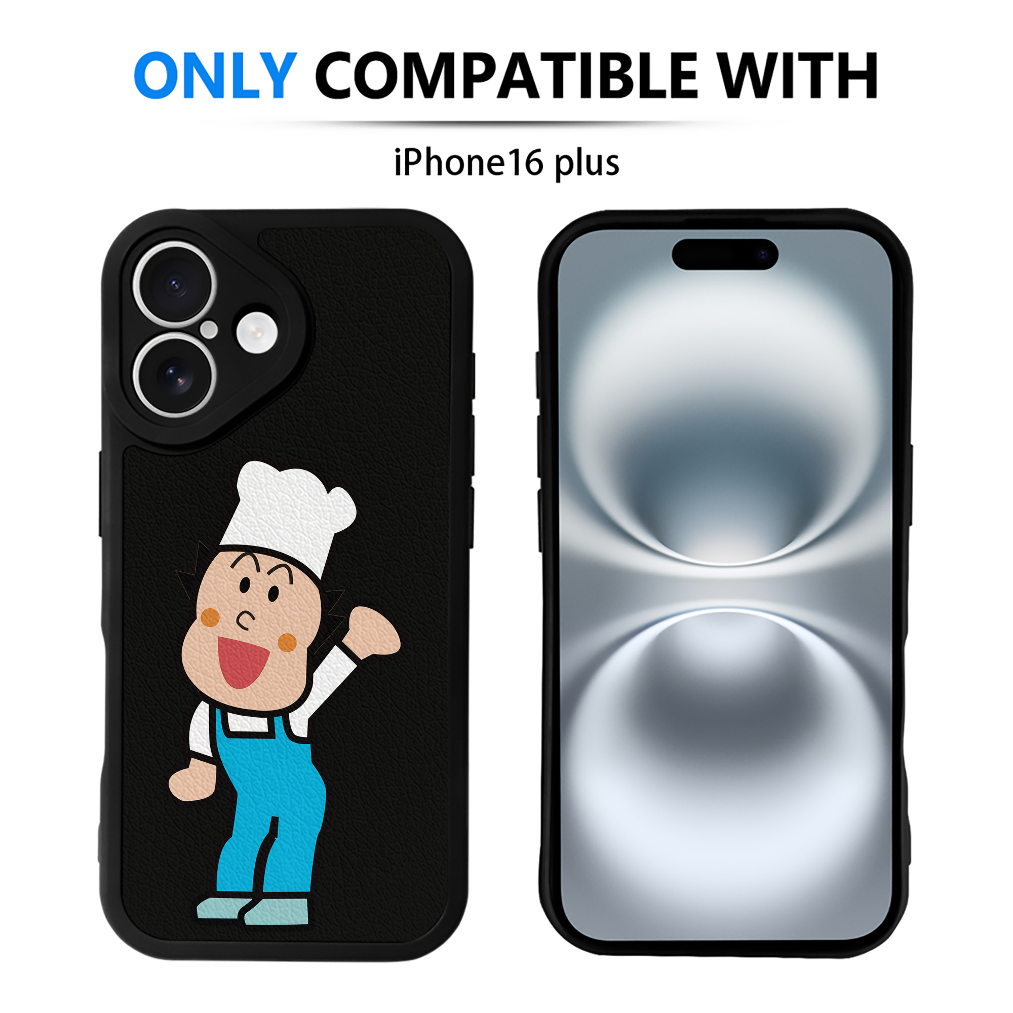 （画像用） アンパンマン Anpanman 【iPhone 16シリーズ対応】シリコンスマホケース（レザー調） 材質：シリコン